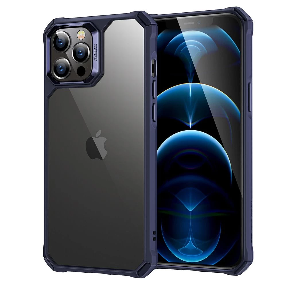 Apple iPhone 12 Pro Max suojakuori läpinäkyvä sininen ESR Air Armor