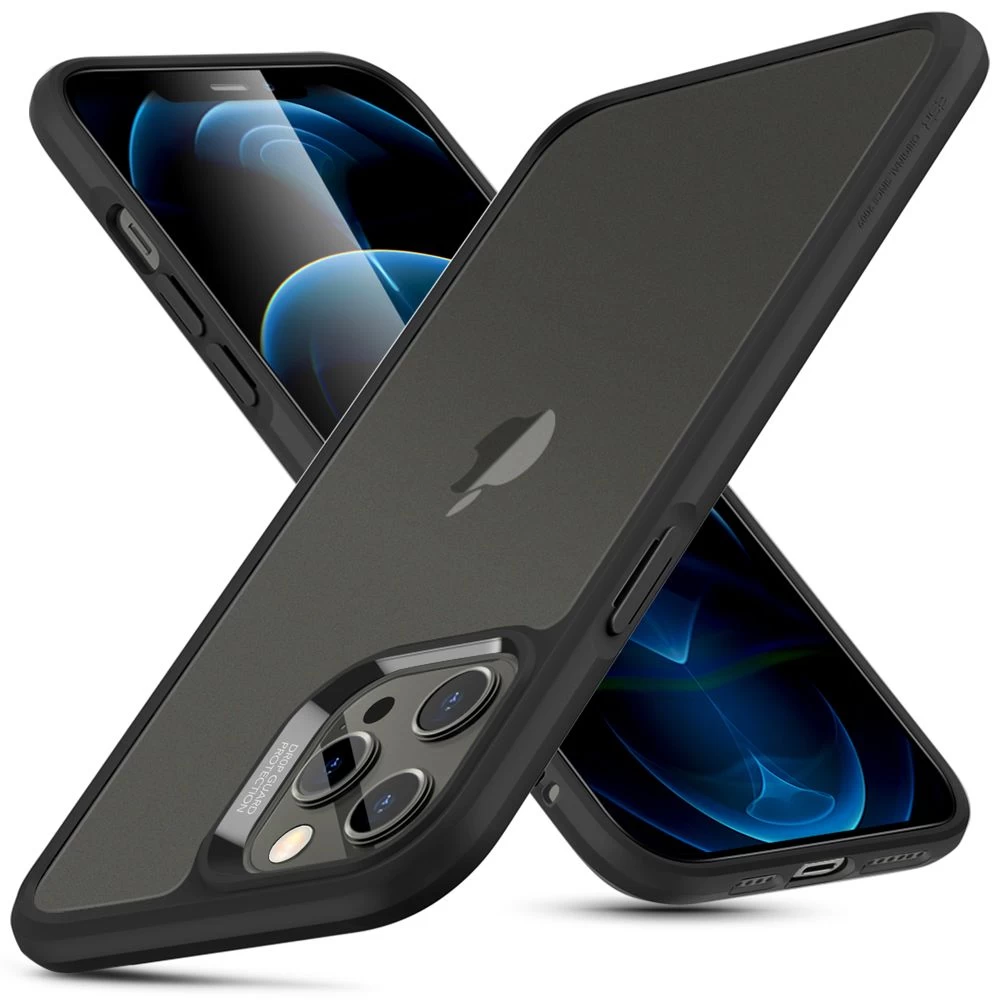 Apple iPhone 12 Pro Max suojakuori musta ESR Ice Shield
