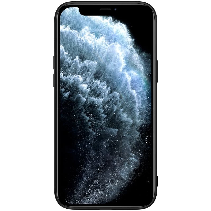 Apple iPhone 12 Pro Max suojakuori musta Nillkin Synthetic Fiber