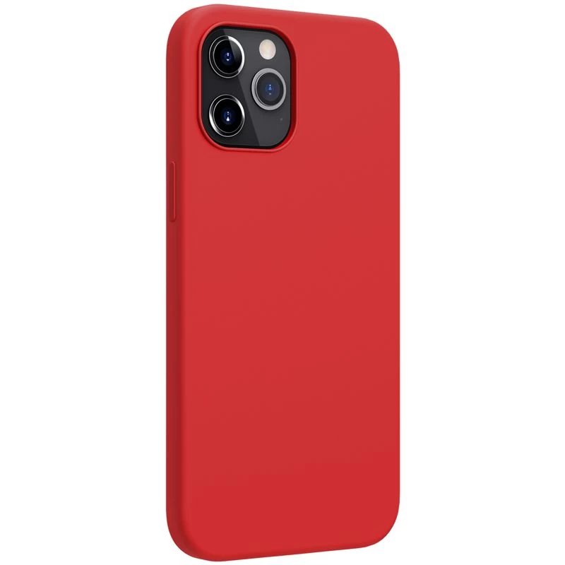 Apple iPhone 12 Pro Max suojakuori punainen Nillkin Flex Pure