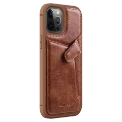 Apple iPhone 12 Pro Max suojakuori ruskea Nillkin Aoge Leather 