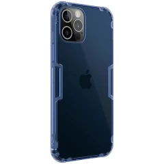 Apple iPhone 12 Pro Max suojakuori läpinäkyvä sininen Nillkin TPU 