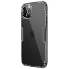 Apple iPhone 12 Pro Max suojakuori läpikuultava harmaa Nillkin TPU 