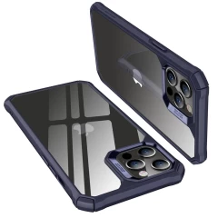 Apple iPhone 12 Pro Max suojakuori läpinäkyvä sininen ESR Air Armor 