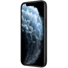 Apple iPhone 12 Pro Max suojakuori musta Nillkin Synthetic Fiber 