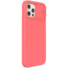 Apple iPhone 12 Pro Max dėklas rožinis Nillkin CamShield Silky Silicon 