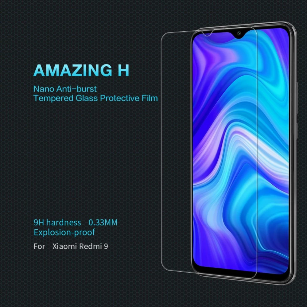 Xiaomi RedMi 9 panssarilasi  Nillkin H Tempered Glass