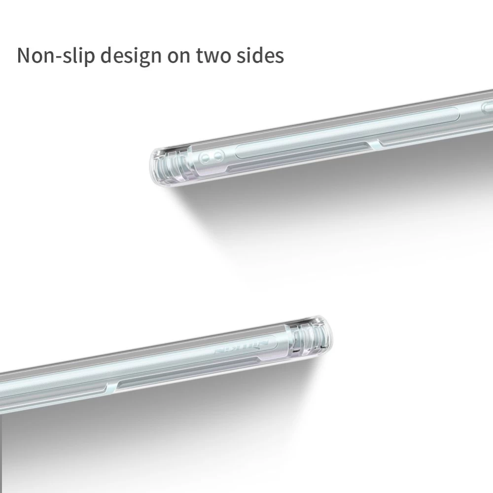 Xiaomi RedMi Note 9 vāciņš caurspīdīgs pelēks Nillkin TPU