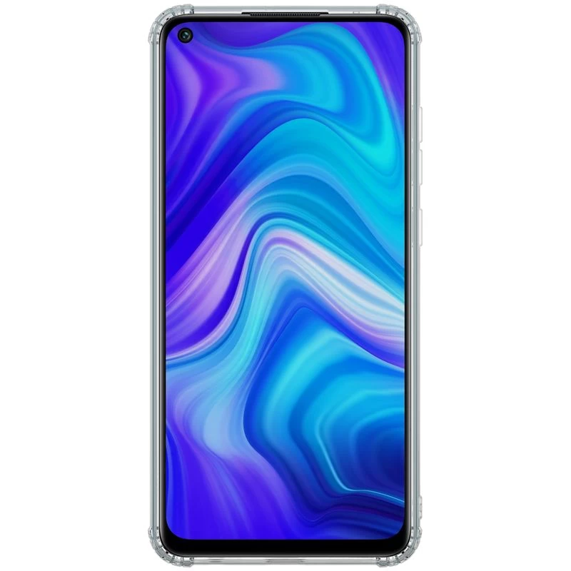 Xiaomi RedMi Note 9 vāciņš caurspīdīgs pelēks Nillkin TPU