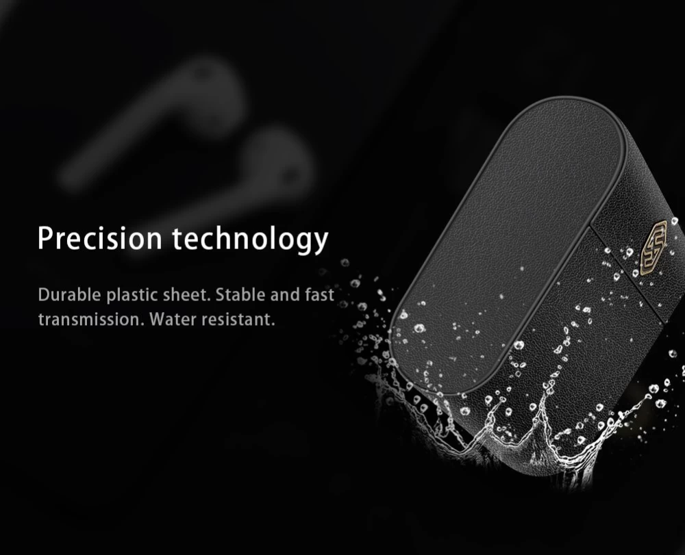 Apple AirPods maciņš melns Wireless Charging