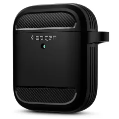 Apple AirPods telefona vāciņš melns SPIGEN RUGGED ARMOR
