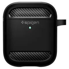 Apple AirPods telefona vāciņš melns SPIGEN RUGGED ARMOR