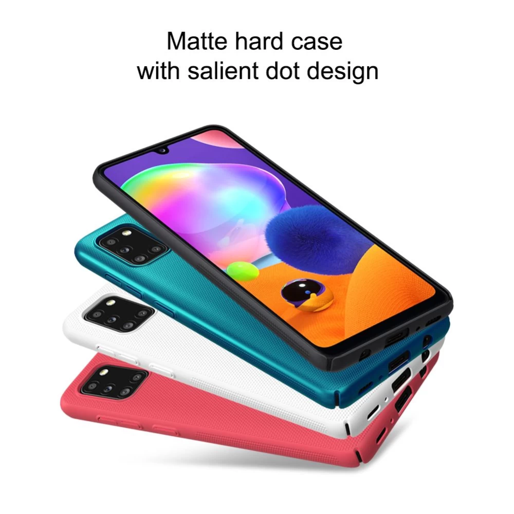 Samsung Galaxy A31 vāciņš sarkans Nillkin Super Frosted Shield