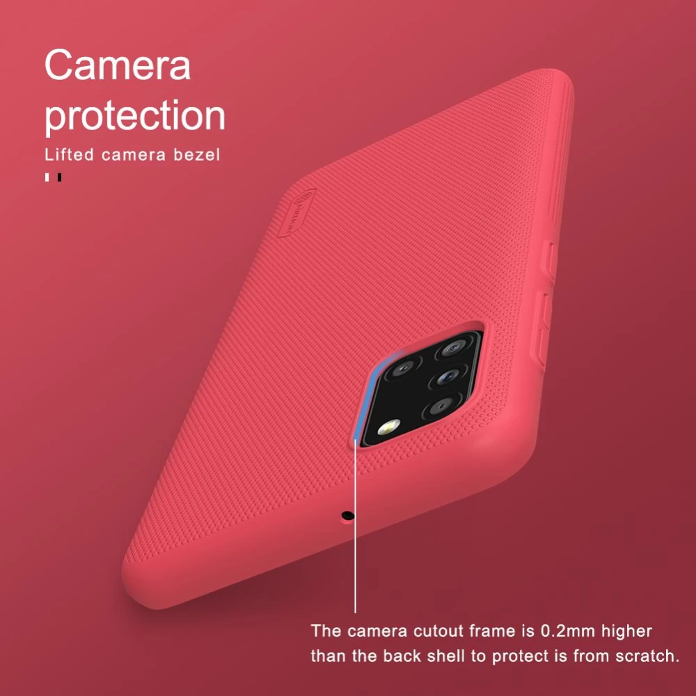 Samsung Galaxy A31 vāciņš sarkans Nillkin Super Frosted Shield