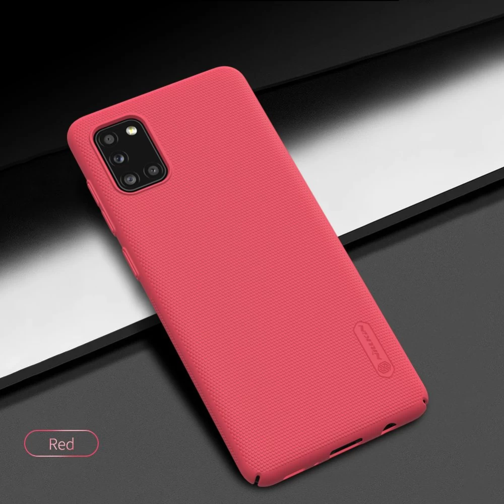 Samsung Galaxy A31 vāciņš sarkans Nillkin Super Frosted Shield