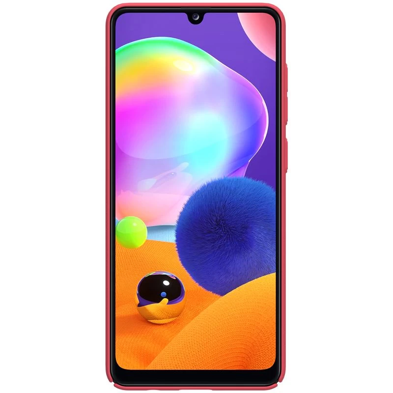 Samsung Galaxy A31 vāciņš sarkans Nillkin Super Frosted Shield