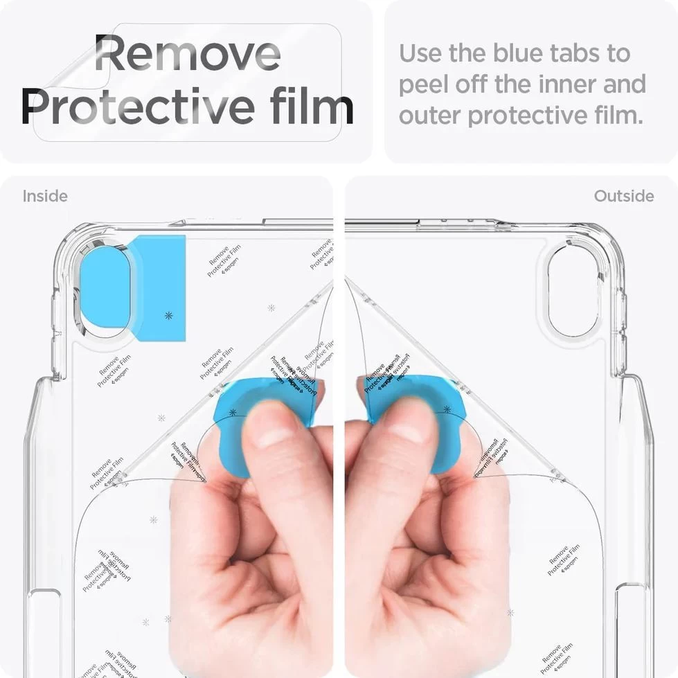 Apple iPad Air 4 (2020)  caurspīdīgs SPIGEN Airskin Hybrid
