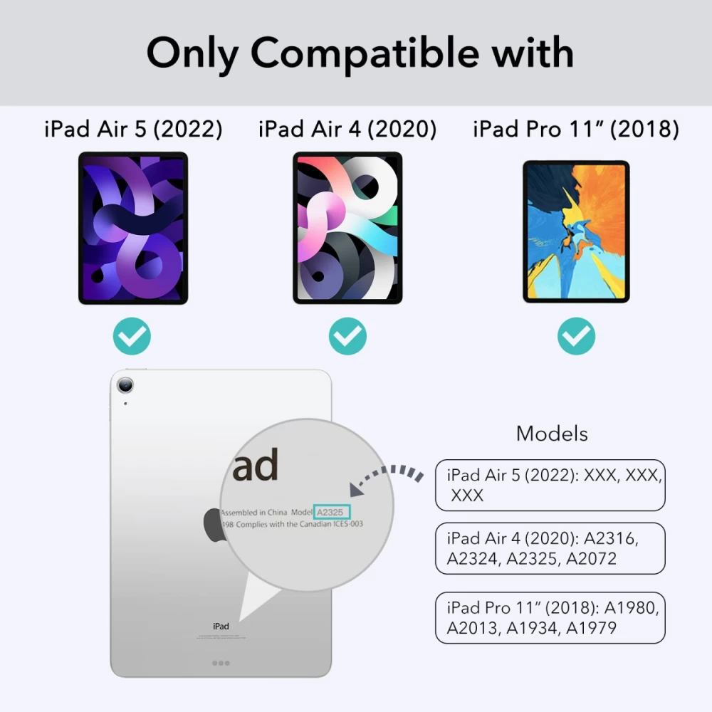 Apple iPad Air 4 (2020) maciņš zaļš ESR REBOUND MAGNETIC