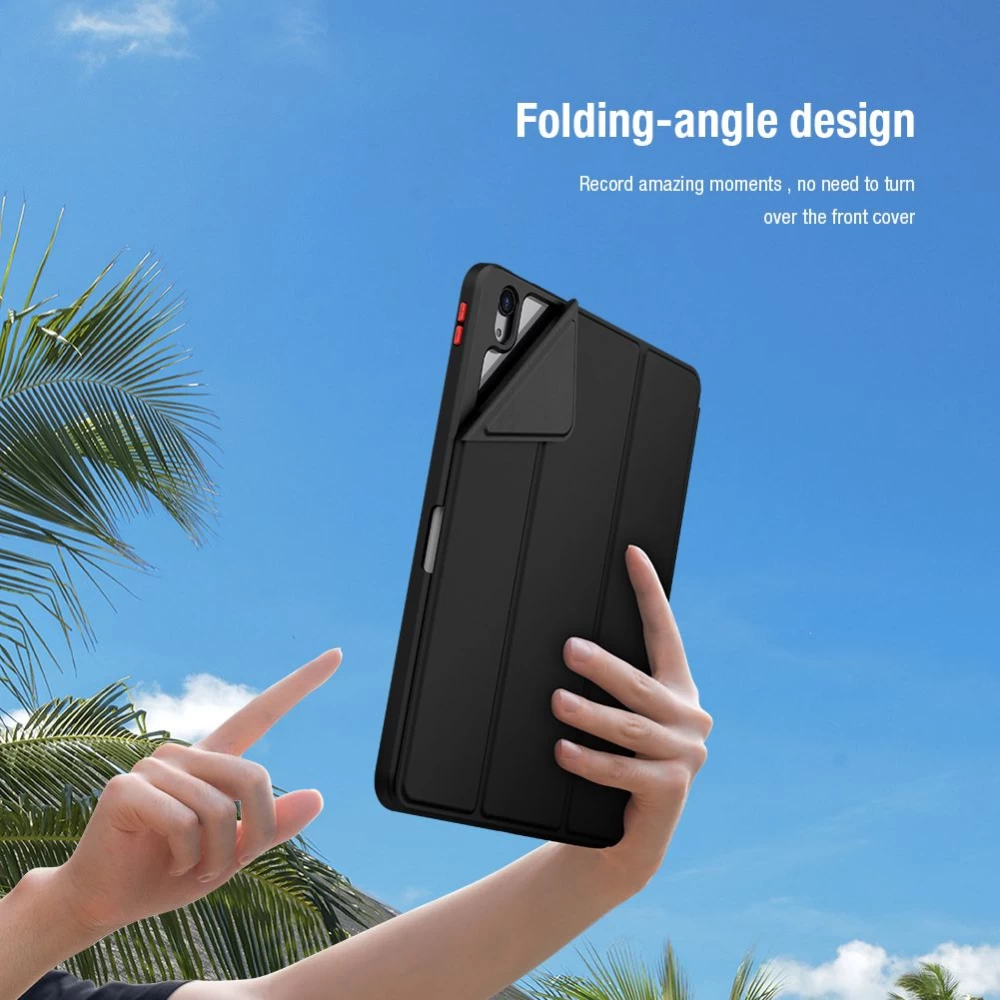 Apple iPad Air 4 (2020) maciņš zaļš Nillkin Bevel Leather 