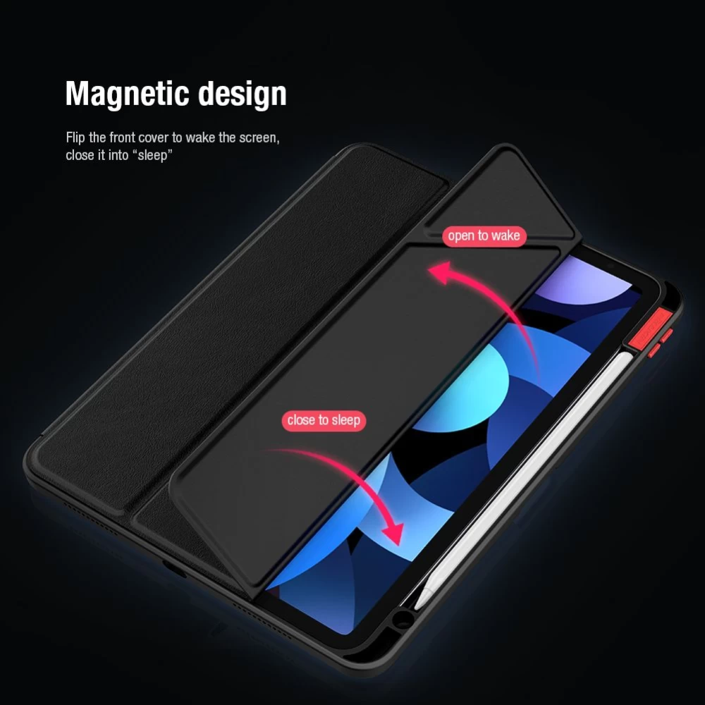 Apple iPad Air 4 (2020) maciņš zaļš Nillkin Bevel Leather 