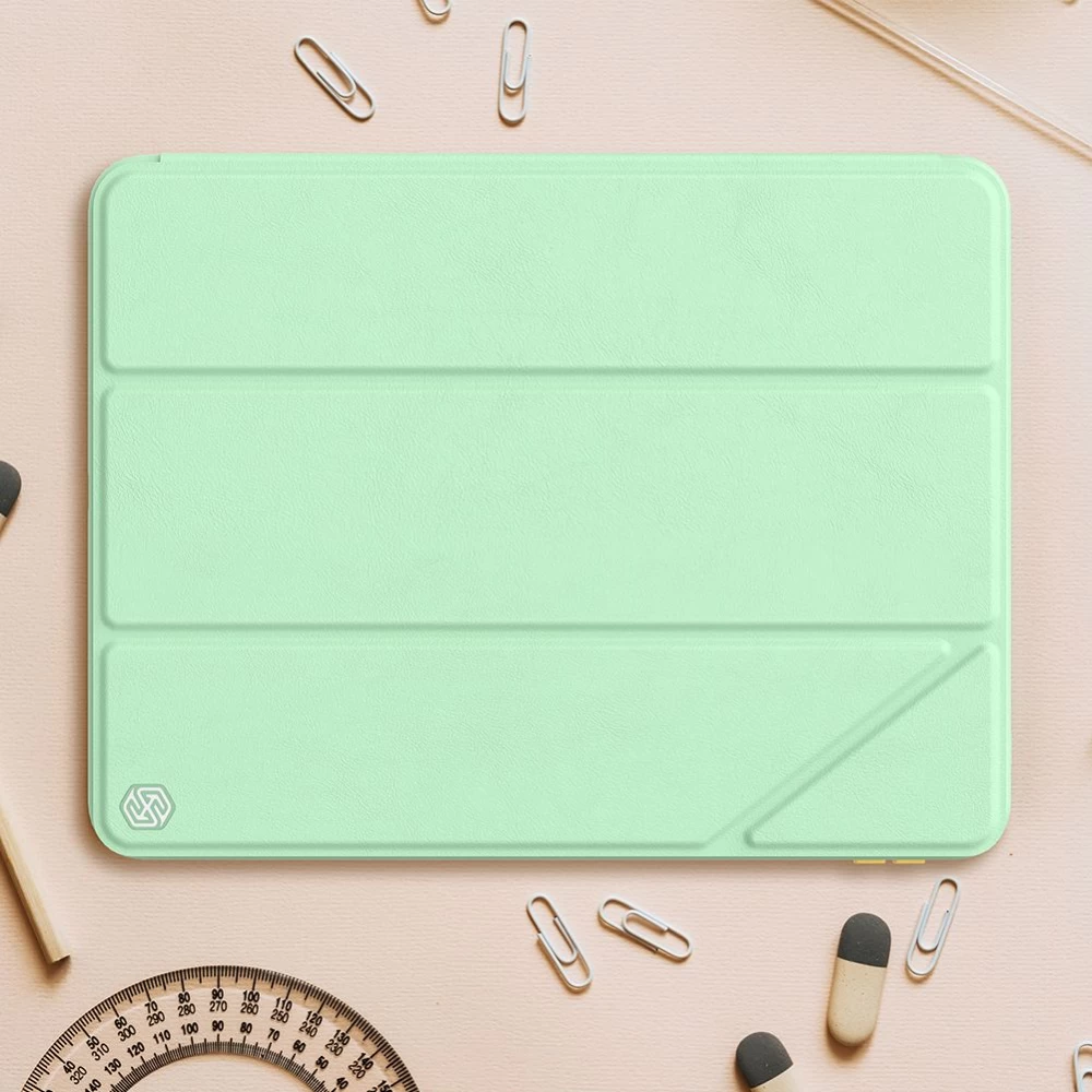 Apple iPad Air 4 (2020) maciņš zaļš Nillkin Bevel Leather 