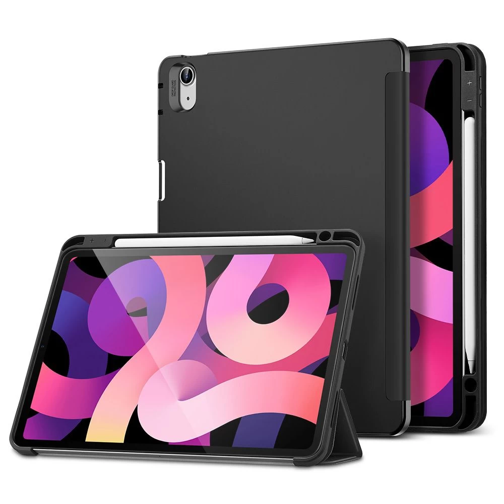 Apple iPad Air 4 (2020) maciņš melns ESR Rebound Pensil