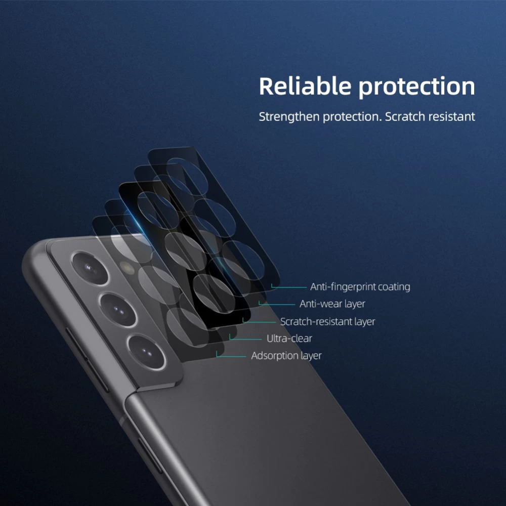 Samsung Galaxy S21 aizsargstikls  Nillkin InvisiFilm Camera Shield