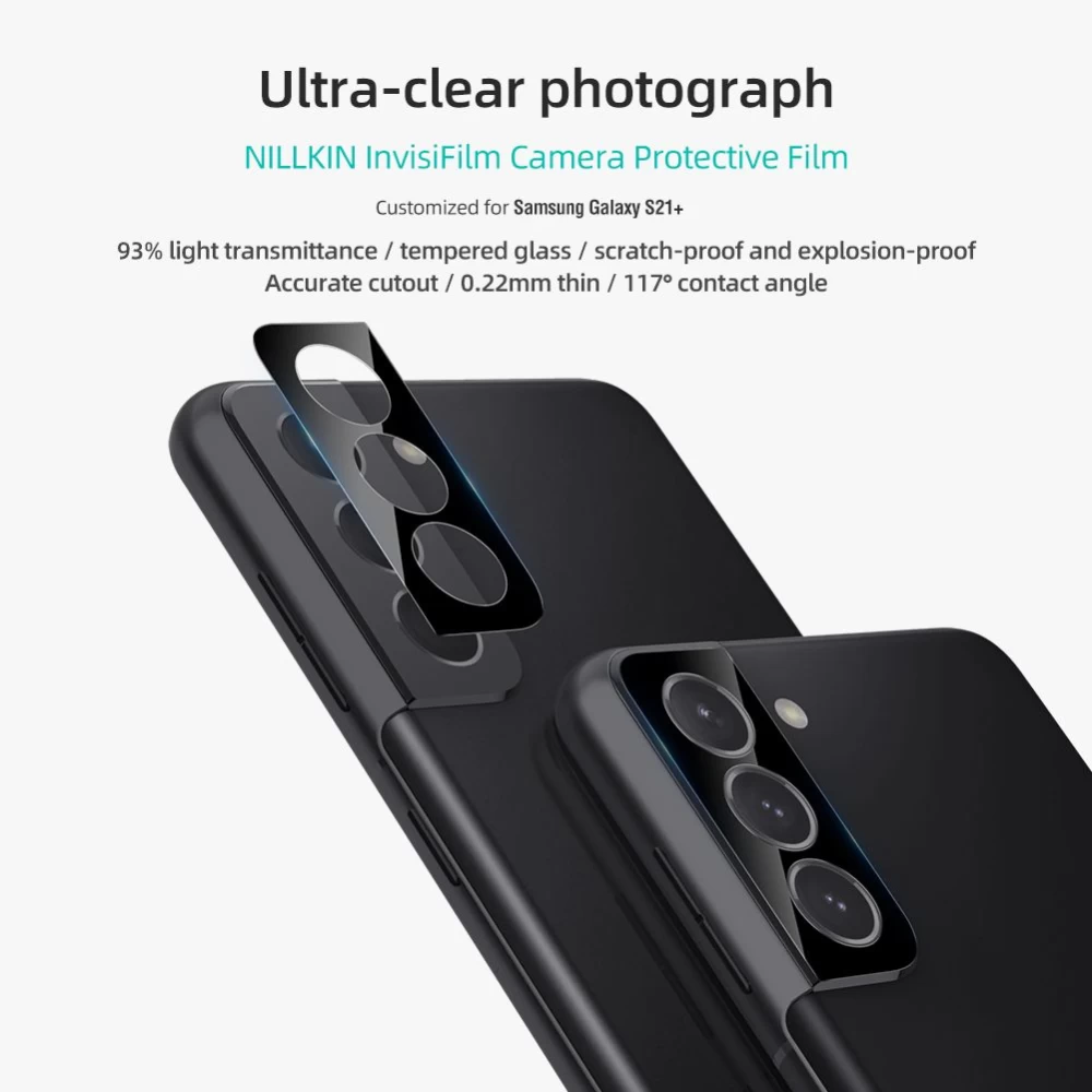 Samsung Galaxy S21 Plus aizsargstikls  Nillkin InvisiFilm Camera Shield