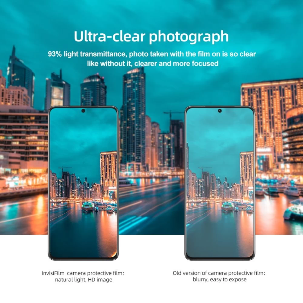 Samsung Galaxy S21 Plus aizsargstikls  Nillkin InvisiFilm Camera Shield