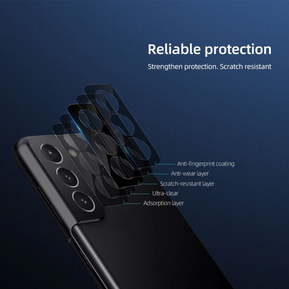 Samsung Galaxy S21 Plus aizsargstikls  Nillkin InvisiFilm Camera Shield