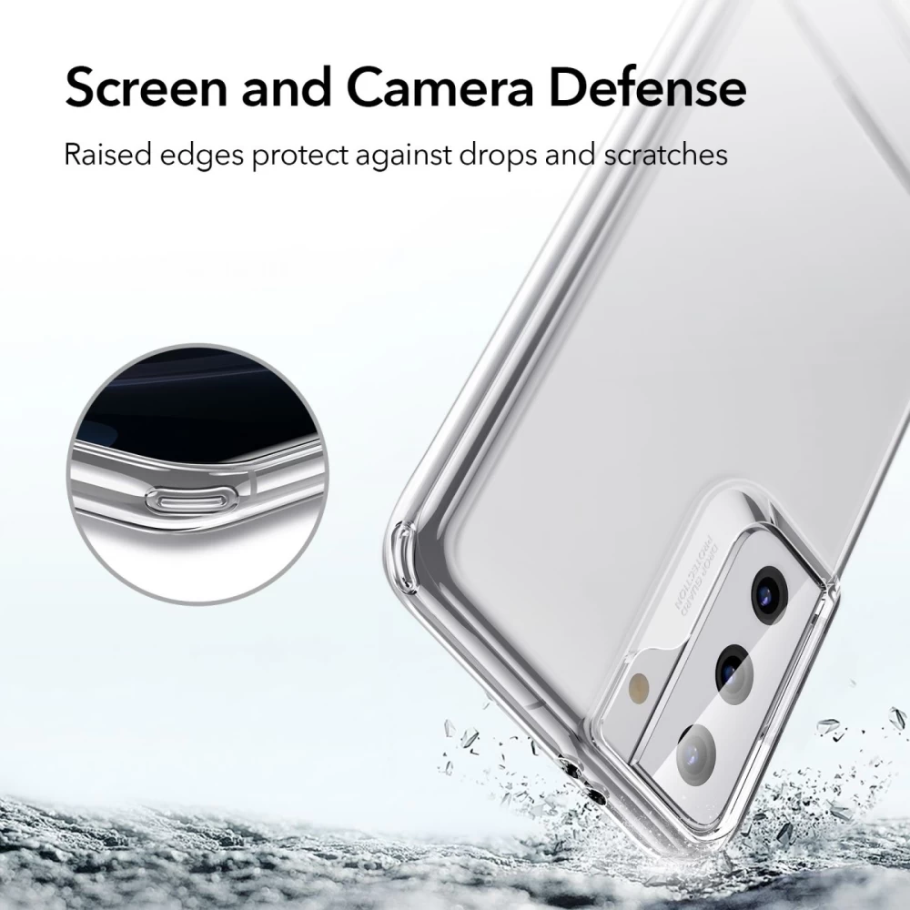 Samsung Galaxy S21 Plus case transparent ESR Air Shield Boost