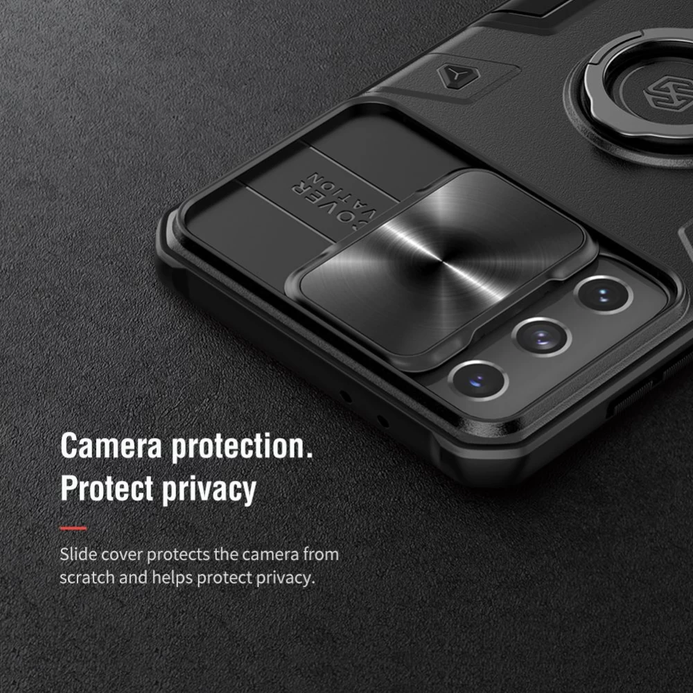 Samsung Galaxy S21 Plus case blue Nillkin CamShield Armor