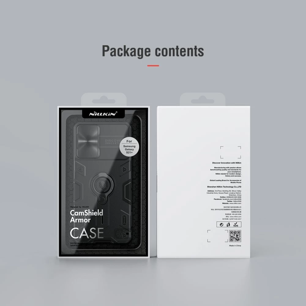 Samsung Galaxy S21 Plus case blue Nillkin CamShield Armor