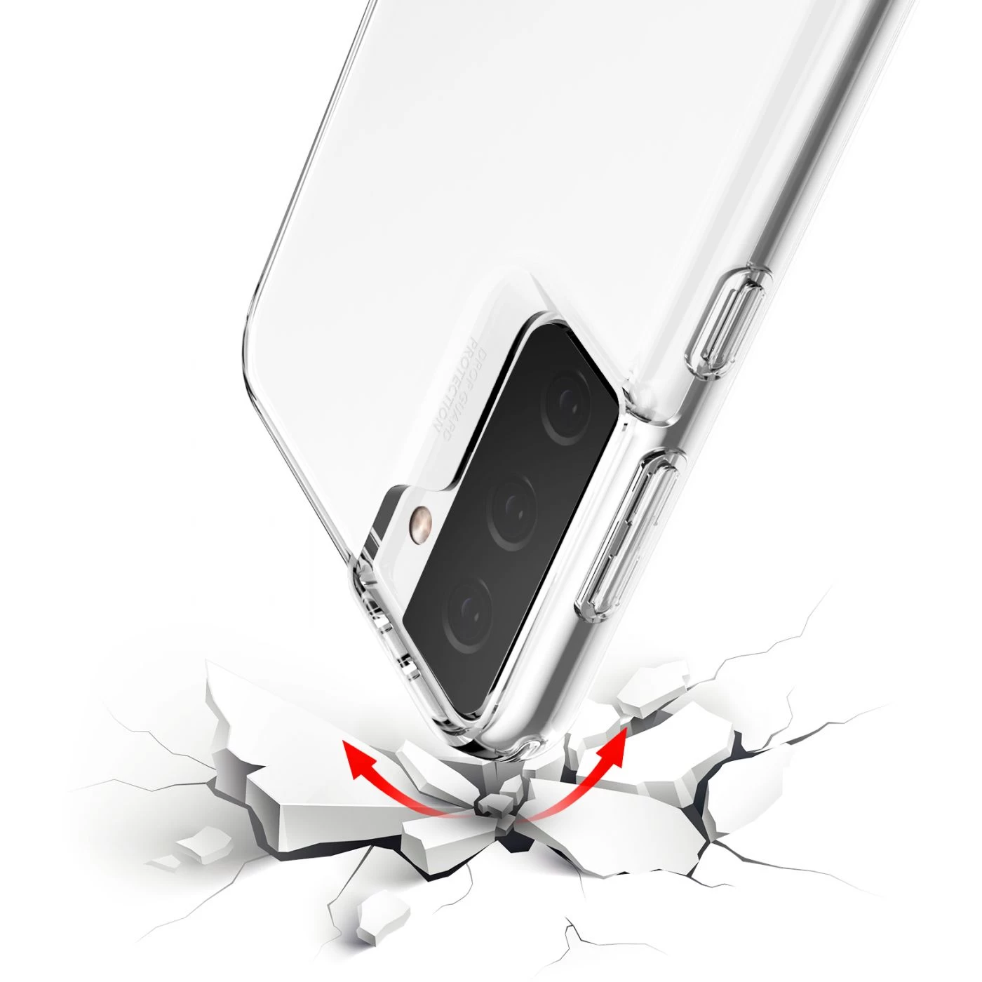 Samsung Galaxy S21 Plus case transparent ESR Air Shield Boost