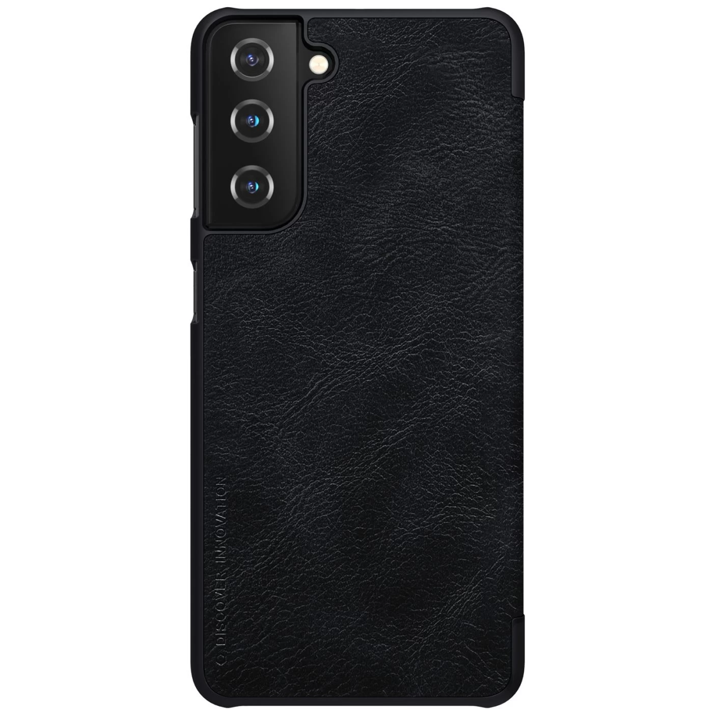 Samsung Galaxy S21 Plus case black Nillkin Qin Leather