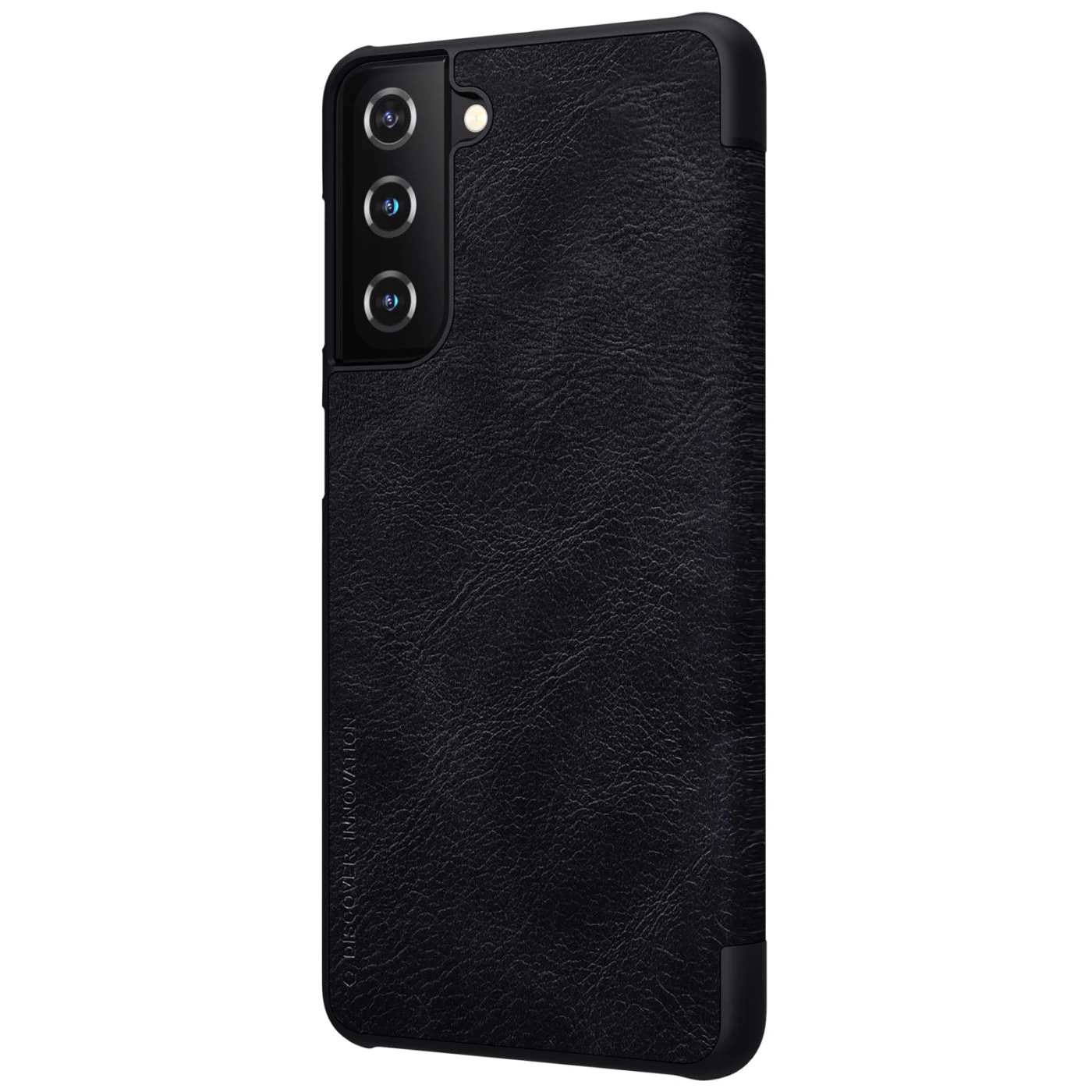 Samsung Galaxy S21 Plus case black Nillkin Qin Leather