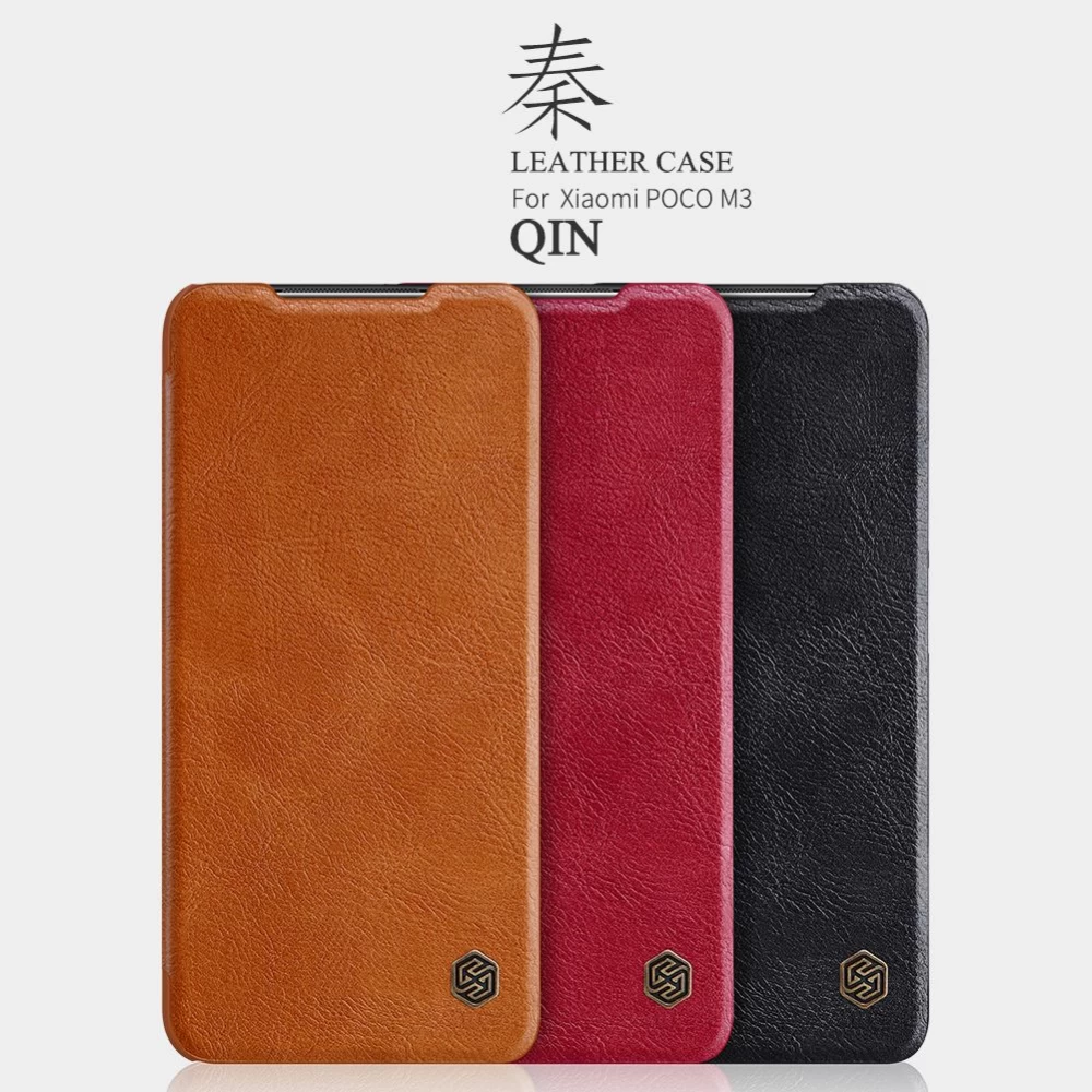 Xiaomi Poco M3 kaaned  Nillkin Qin Leather