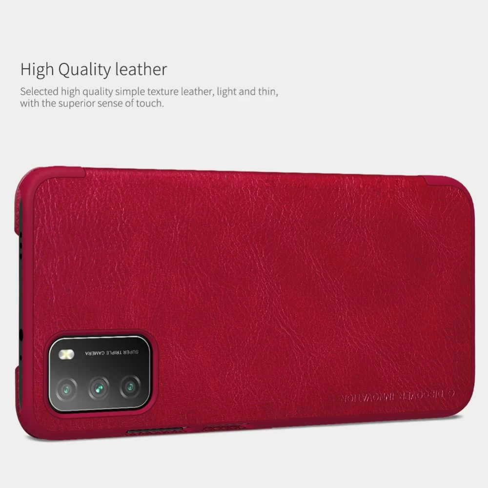 Xiaomi Poco M3 kaaned  Nillkin Qin Leather