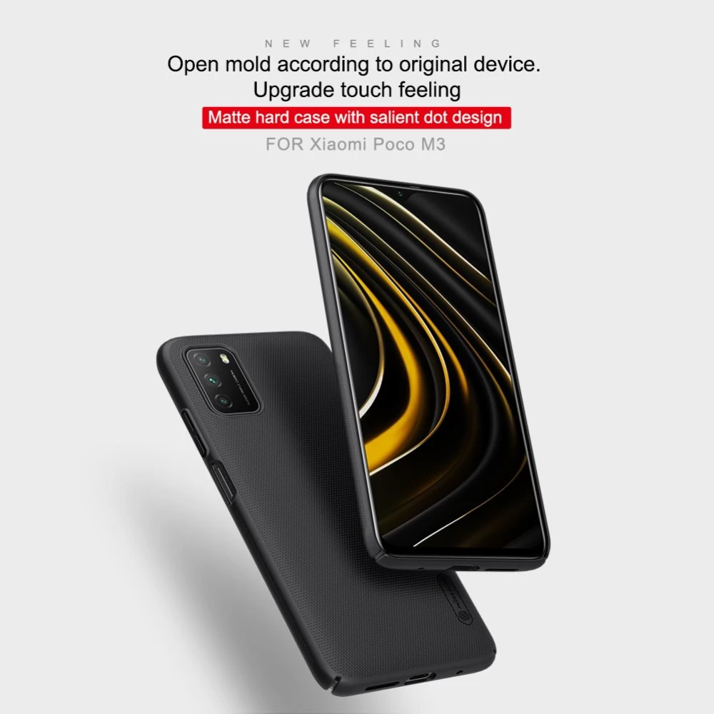 Xiaomi Poco M3 ümbris valge Nillkin Super Frosted Shield  POCO
