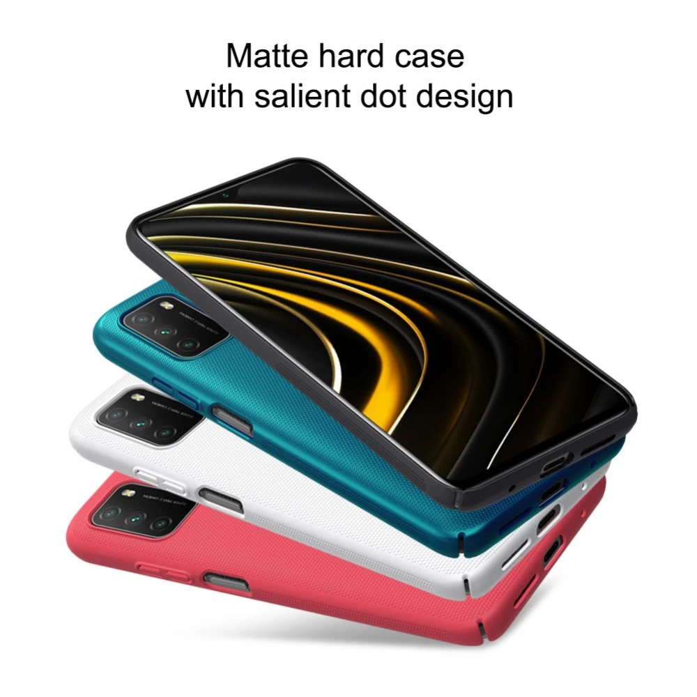 Xiaomi Poco M3 ümbris valge Nillkin Super Frosted Shield  POCO
