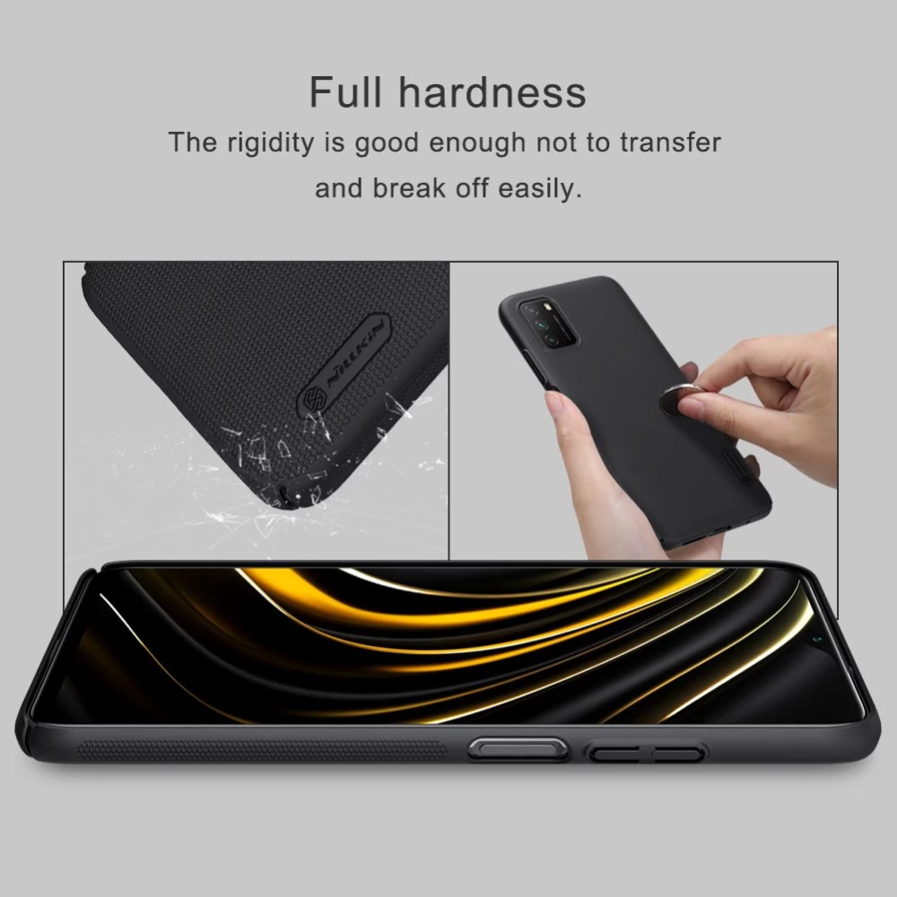 Xiaomi Poco M3 ümbris valge Nillkin Super Frosted Shield  POCO