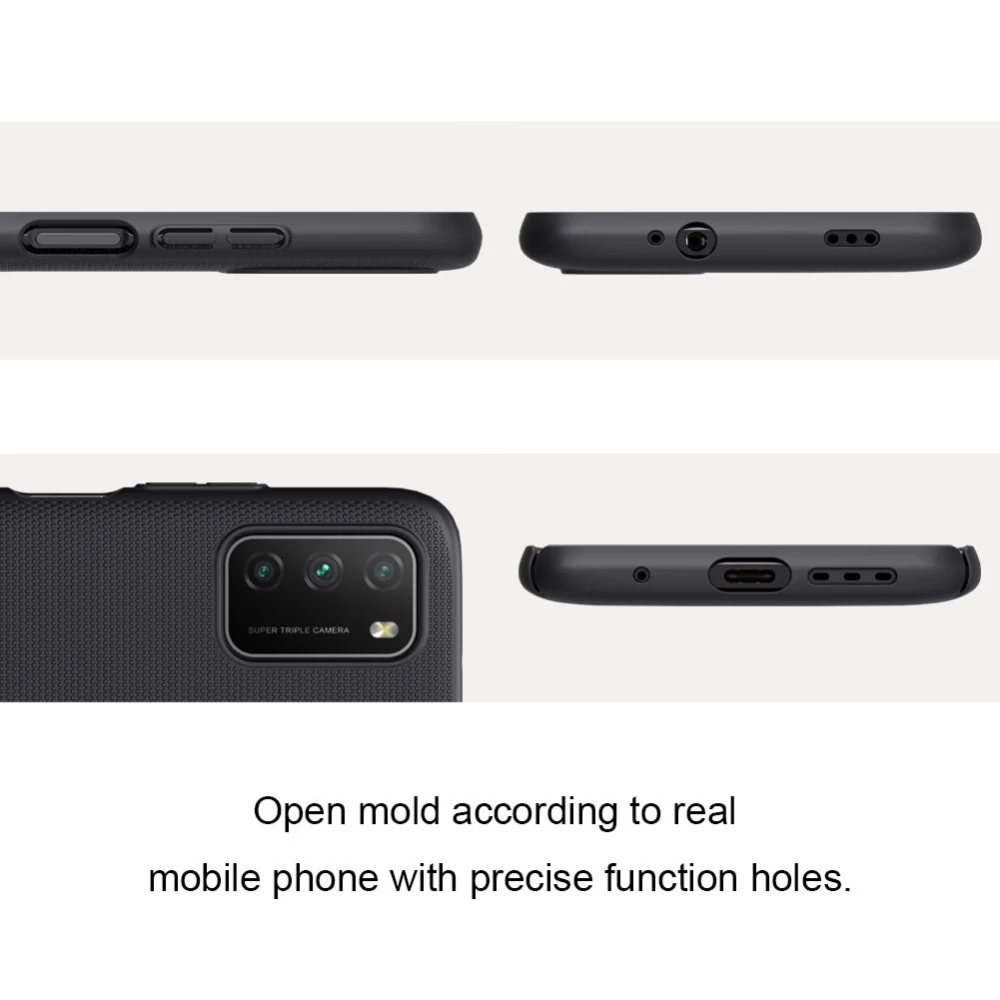 Xiaomi Poco M3 ümbris valge Nillkin Super Frosted Shield  POCO