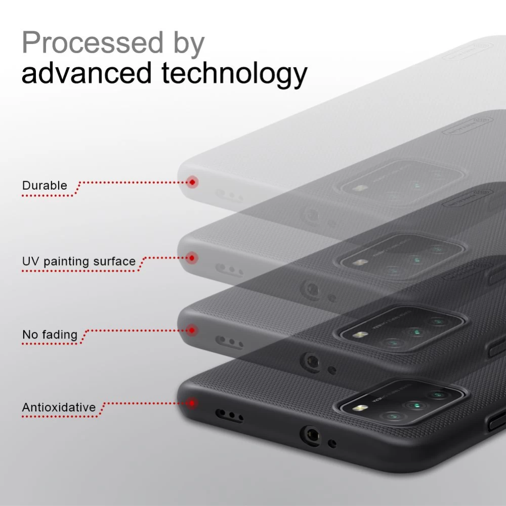 Xiaomi Poco M3 ümbris valge Nillkin Super Frosted Shield  POCO