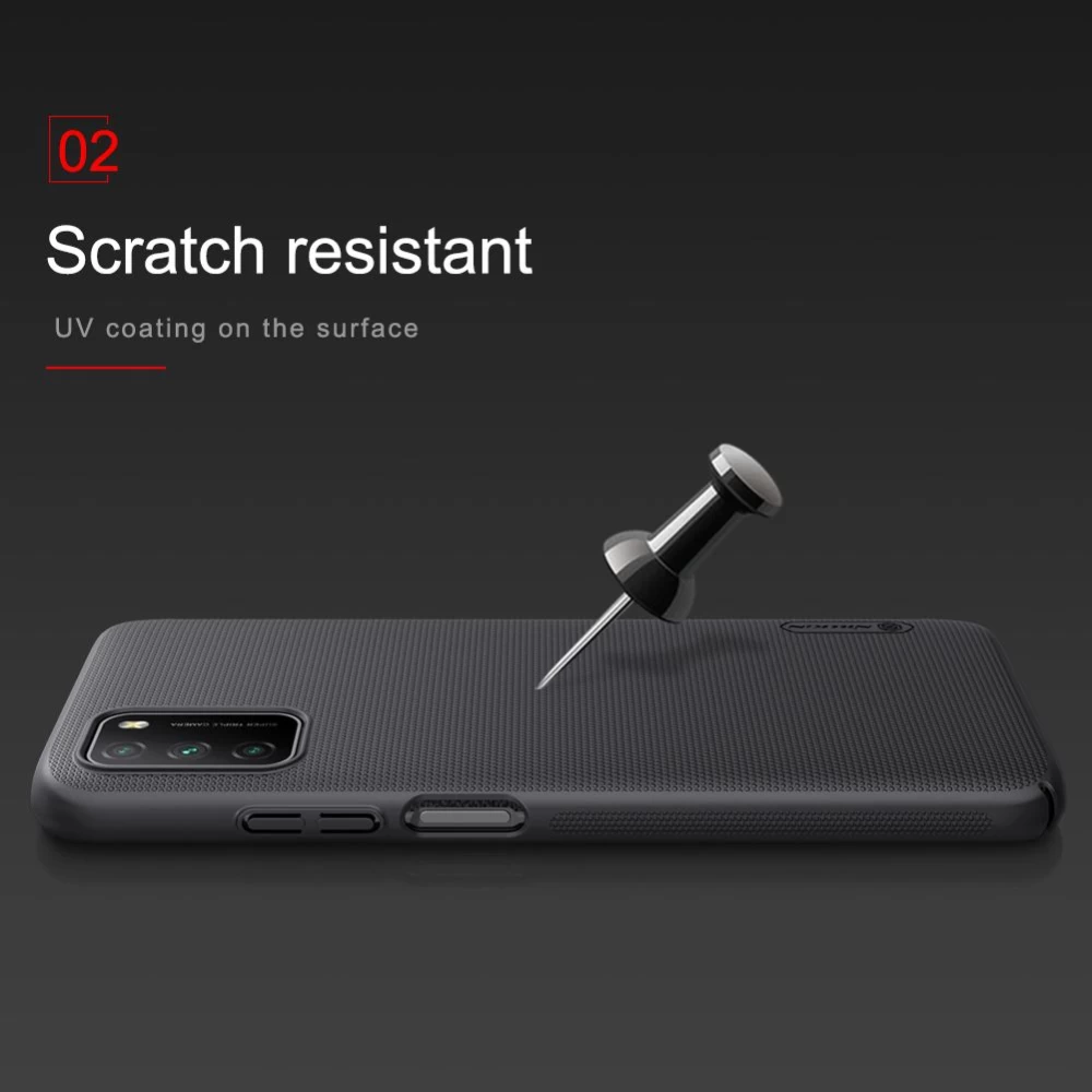 Xiaomi Poco M3 ümbris valge Nillkin Super Frosted Shield  POCO