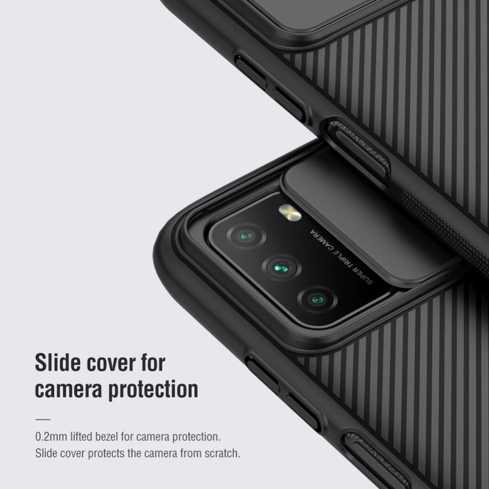 Xiaomi Poco M3 ümbris must Nillkin CamShield  POCO