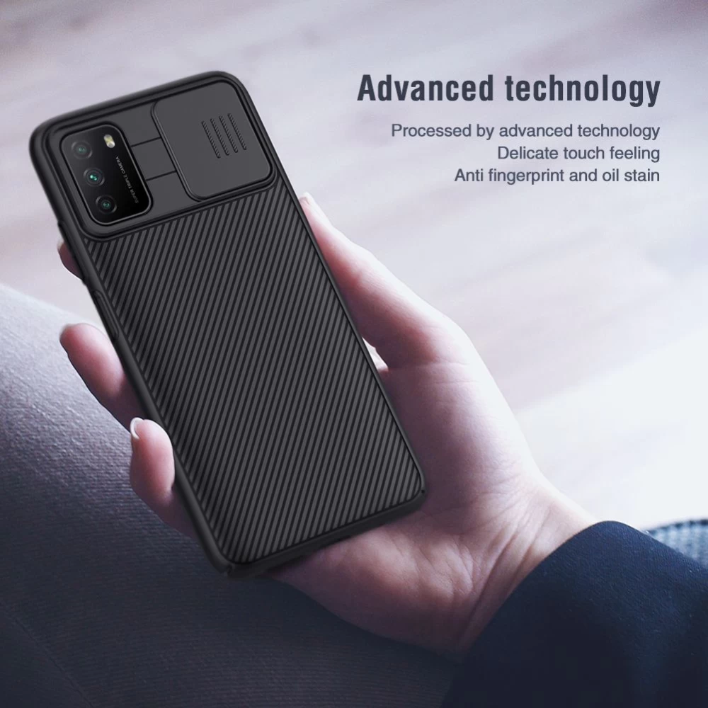 Xiaomi Poco M3 ümbris must Nillkin CamShield  POCO