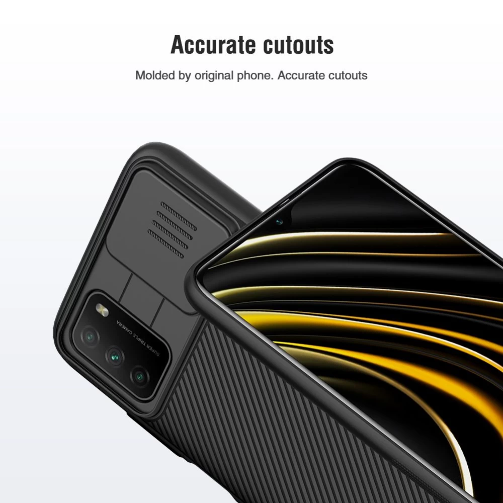 Xiaomi Poco M3 ümbris must Nillkin CamShield  POCO