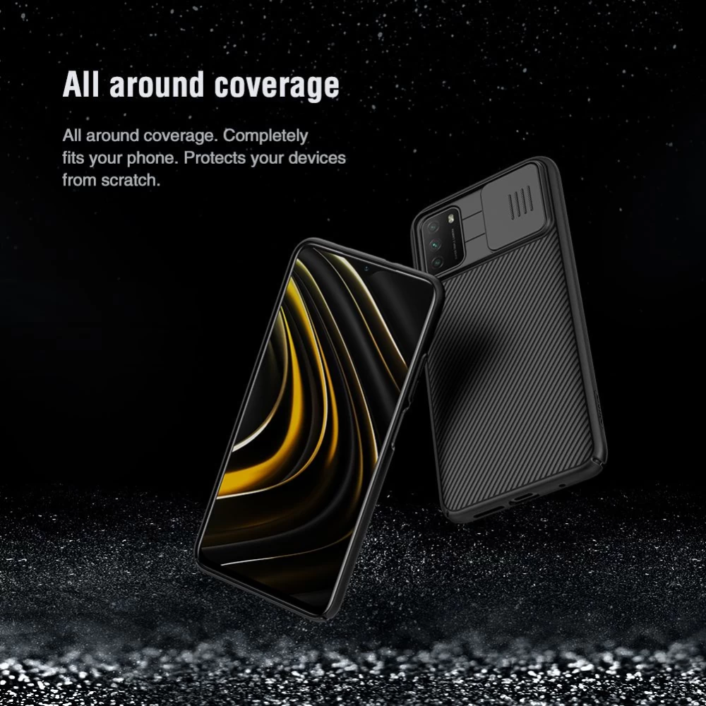 Xiaomi Poco M3 ümbris must Nillkin CamShield  POCO