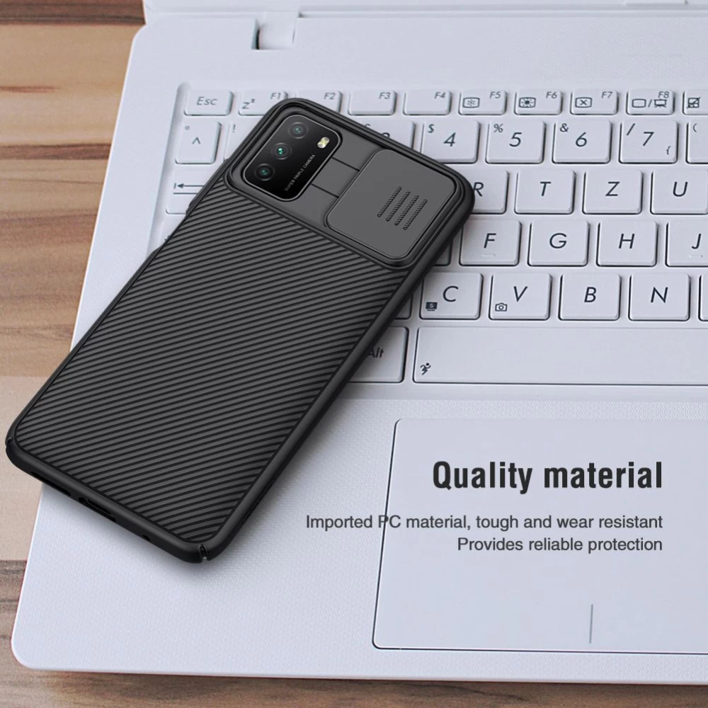 Xiaomi Poco M3 ümbris must Nillkin CamShield  POCO