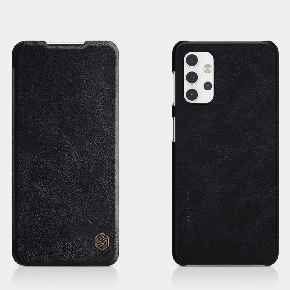 Samsung Galaxy A32 5G maciņš brūns Nillkin Qin Leather
